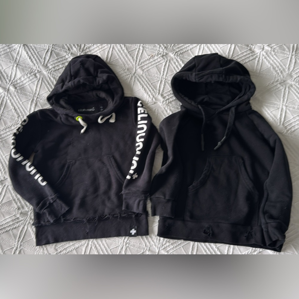 NUNUNU | Two Black Toddler Hoodies | 2T